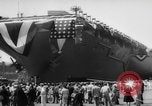 Image of Christening of the USS Independence (CV-62) in New York New York United States USA, 1958, second 15 stock footage video 65675046605