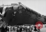 Image of Christening of the USS Independence (CV-62) in New York New York United States USA, 1958, second 16 stock footage video 65675046605