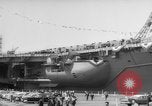 Image of Christening of the USS Independence (CV-62) in New York New York United States USA, 1958, second 21 stock footage video 65675046605