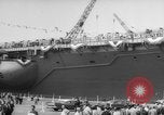 Image of Christening of the USS Independence (CV-62) in New York New York United States USA, 1958, second 24 stock footage video 65675046605