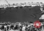 Image of Christening of the USS Independence (CV-62) in New York New York United States USA, 1958, second 28 stock footage video 65675046605