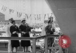 Image of Christening of the USS Independence (CV-62) in New York New York United States USA, 1958, second 37 stock footage video 65675046605