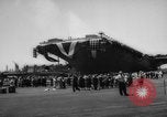 Image of Christening of the USS Independence (CV-62) in New York New York United States USA, 1958, second 40 stock footage video 65675046605