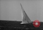 Image of America's Cup sail boat race of 1964 Newport Rhode Island USA, 1964, second 1 stock footage video 65675046615