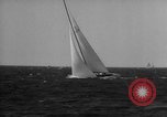 Image of America's Cup sail boat race of 1964 Newport Rhode Island USA, 1964, second 3 stock footage video 65675046615