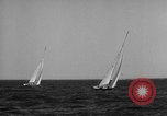 Image of America's Cup sail boat race of 1964 Newport Rhode Island USA, 1964, second 6 stock footage video 65675046615