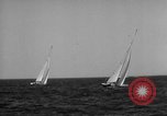 Image of America's Cup sail boat race of 1964 Newport Rhode Island USA, 1964, second 7 stock footage video 65675046615