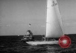 Image of America's Cup sail boat race of 1964 Newport Rhode Island USA, 1964, second 18 stock footage video 65675046615
