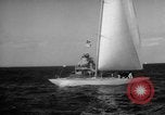 Image of America's Cup sail boat race of 1964 Newport Rhode Island USA, 1964, second 20 stock footage video 65675046615