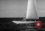 Image of America's Cup sail boat race of 1964 Newport Rhode Island USA, 1964, second 21 stock footage video 65675046615