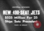 Image of 490 seat jets United States USA, 1966, second 4 stock footage video 65675046617
