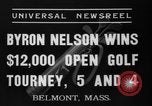 Standbild Byron Nelson Belmont Massachusetts USA, 1937, aus Sekunde 6 historischem Filmmaterial Videoclip 65675046688