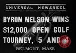 Standbild Byron Nelson Belmont Massachusetts USA, 1937, aus Sekunde 7 historischem Filmmaterial Videoclip 65675046688