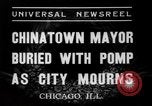 Standbild Frank Moy's Funeral Chicago Illinois USA, 1937, aus Sekunde 8 historischem Filmmaterial Videoclip 65675046689