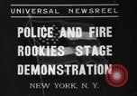 Standbild Polizei Akademie Rookies New York City USA, 1937, aus Sekunde 1 historischem Filmmaterial Videoclip 65675046693