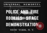 Standbild Polizei Akademie Rookies New York City USA, 1937, aus Sekunde 3 historischem Filmmaterial Videoclip 65675046693