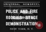 Standbild Polizei Akademie Rookies New York City USA, 1937, aus Sekunde 4 historischem Filmmaterial Videoclip 65675046693