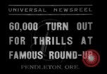 Standbild Pendleton Round-up Pendleton Oregon USA, 1937, aus Sekunde 3 historischem Filmmaterial Videoclip 65675046696