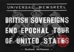 Standbild König George VI besucht die USA United States USA, 1939, aus Sekunde 3 historischem Filmmaterial Videoclip 65675046697
