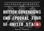 Standbild König George VI besucht die USA United States USA, 1939, aus Sekunde 4 historischem Filmmaterial Videoclip 65675046697