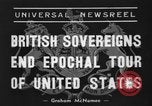 Standbild König George VI besucht die USA United States USA, 1939, aus Sekunde 5 historischem Filmmaterial Videoclip 65675046697
