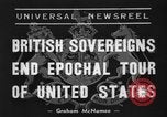 Standbild König George VI besucht die USA United States USA, 1939, aus Sekunde 6 historischem Filmmaterial Videoclip 65675046697
