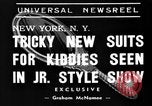 Immagine di Kids Fashion show New York United States USA, 1939, secondo 4 filmato di repertorio 65675046708
