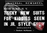 Immagine di Kids Fashion show New York United States USA, 1939, secondo 6 filmato di repertorio 65675046708