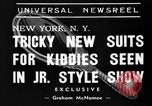 Immagine di Kids Fashion show New York United States USA, 1939, secondo 7 filmato di repertorio 65675046708
