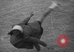 Image of English figure skater, Hazel Franklin, performs at Rockefeller ice rin Manhattan New York City USA, 1939, second 21 stock footage video 65675046714