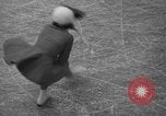 Image of English figure skater, Hazel Franklin, performs at Rockefeller ice rin Manhattan New York City USA, 1939, second 25 stock footage video 65675046714