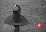 Image of English figure skater, Hazel Franklin, performs at Rockefeller ice rin Manhattan New York City USA, 1939, second 27 stock footage video 65675046714