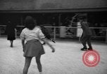 Image of English figure skater, Hazel Franklin, performs at Rockefeller ice rin Manhattan New York City USA, 1939, second 34 stock footage video 65675046714