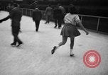 Image of English figure skater, Hazel Franklin, performs at Rockefeller ice rin Manhattan New York City USA, 1939, second 37 stock footage video 65675046714