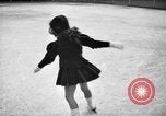 Image of English figure skater, Hazel Franklin, performs at Rockefeller ice rin Manhattan New York City USA, 1939, second 40 stock footage video 65675046714