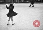 Image of English figure skater, Hazel Franklin, performs at Rockefeller ice rin Manhattan New York City USA, 1939, second 42 stock footage video 65675046714