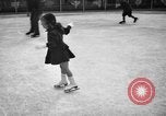 Image of English figure skater, Hazel Franklin, performs at Rockefeller ice rin Manhattan New York City USA, 1939, second 43 stock footage video 65675046714
