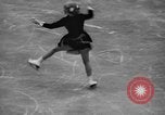 Image of English figure skater, Hazel Franklin, performs at Rockefeller ice rin Manhattan New York City USA, 1939, second 50 stock footage video 65675046714
