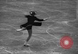 Image of English figure skater, Hazel Franklin, performs at Rockefeller ice rin Manhattan New York City USA, 1939, second 52 stock footage video 65675046714