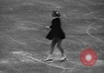 Image of English figure skater, Hazel Franklin, performs at Rockefeller ice rin Manhattan New York City USA, 1939, second 54 stock footage video 65675046714