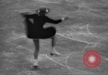 Image of English figure skater, Hazel Franklin, performs at Rockefeller ice rin Manhattan New York City USA, 1939, second 56 stock footage video 65675046714