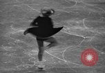 Image of English figure skater, Hazel Franklin, performs at Rockefeller ice rin Manhattan New York City USA, 1939, second 57 stock footage video 65675046714
