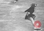 Image of English figure skater, Hazel Franklin, performs at Rockefeller ice rin Manhattan New York City USA, 1939, second 60 stock footage video 65675046714