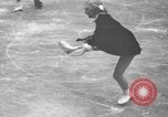 Image of English figure skater, Hazel Franklin, performs at Rockefeller ice rin Manhattan New York City USA, 1939, second 61 stock footage video 65675046714