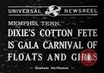 Image of Dixie's Cotton Fete Memphis Tennessee USA, 1940, second 4 stock footage video 65675046720