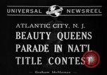 Image of Miss America Atlantic City New Jersey USA, 1940, second 1 stock footage video 65675046722
