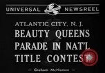 Image of Miss America Atlantic City New Jersey USA, 1940, second 4 stock footage video 65675046722