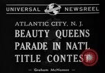 Image of Miss America Atlantic City New Jersey USA, 1940, second 6 stock footage video 65675046722