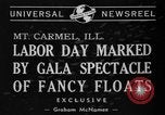 Immagine di Il Labor Day celebrazione Mount Carmel Illinois USA, 1940, secondo 5 filmato di repertorio 65675046728
