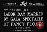 Immagine di Il Labor Day celebrazione Mount Carmel Illinois USA, 1940, secondo 6 filmato di repertorio 65675046728